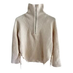 & Other Stories | Wool Blend Half Quarter Zip Sweater | Sz XS